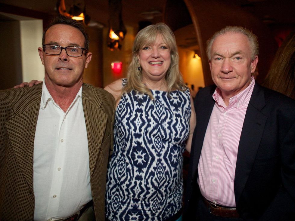 Arthritis Foundation kick-off event August 2013 David Fink, Janice Burns, Jeffry Lamn