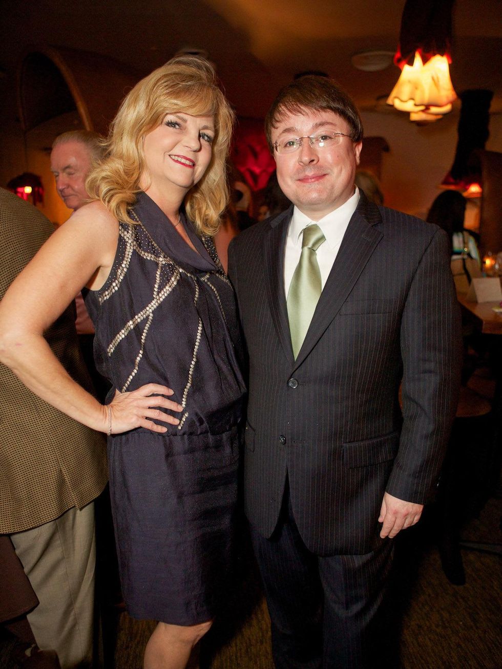 Arthritis Foundation kick-off event August 2013 Kim Pagett and Jeffrey Walsh