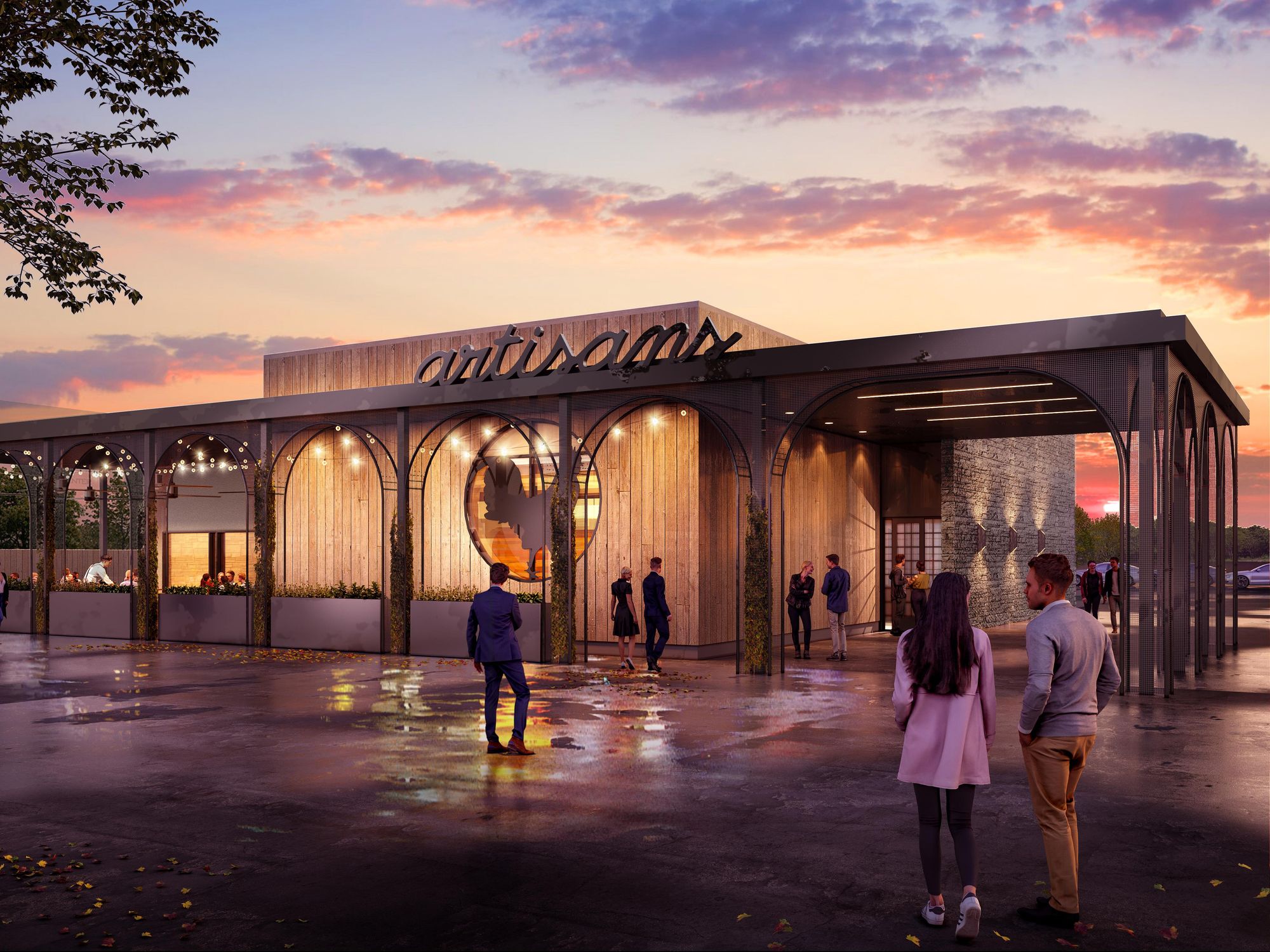 Artisans restaurant Westheimer rendering