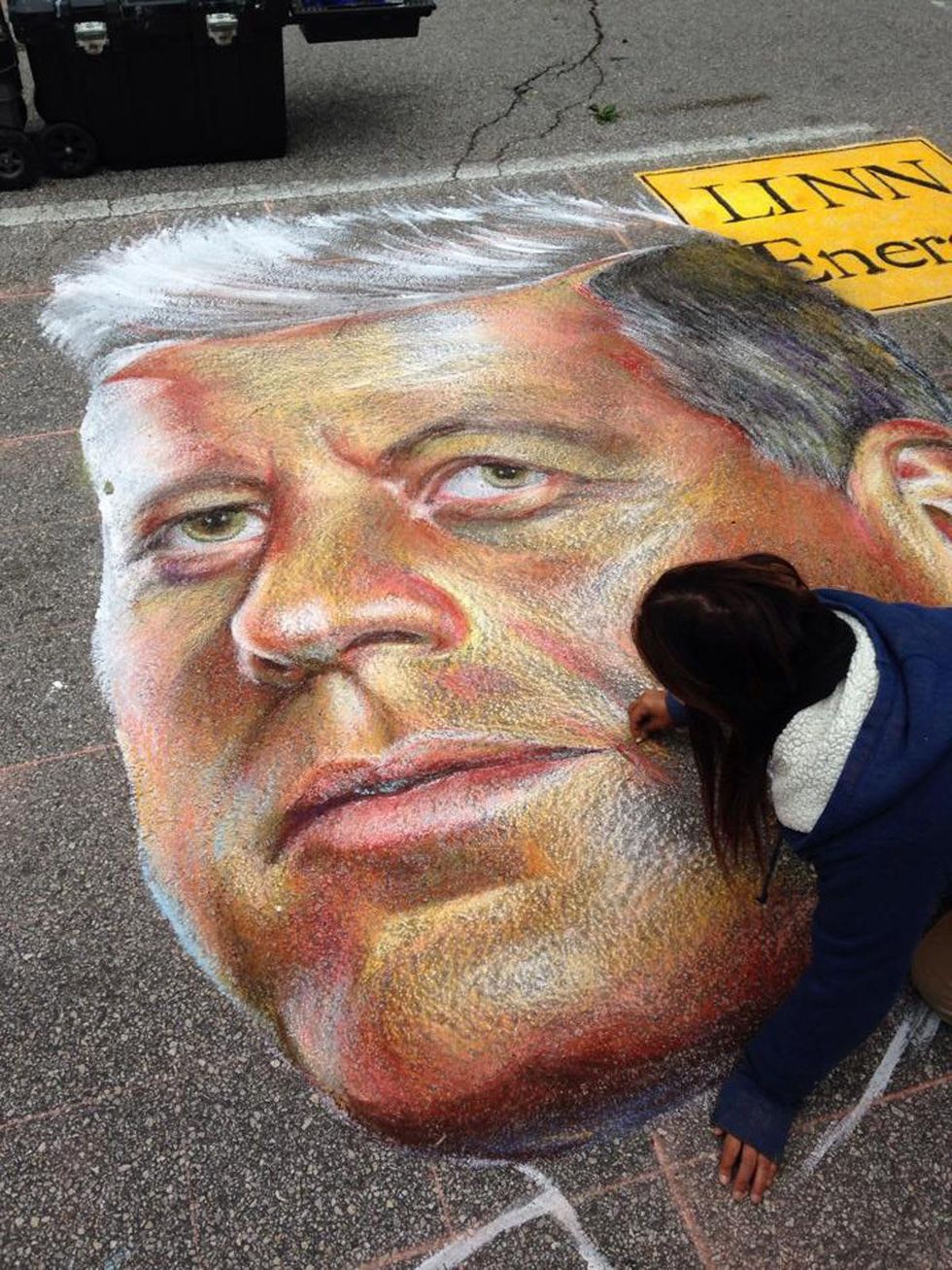 artist Anat Ronen at Via Colori November 2013