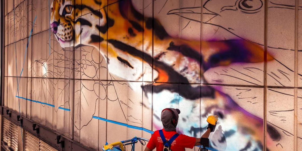 Houston Rapper Mural Massive new downtown mural event takes viewers block-by-block on artful ...
