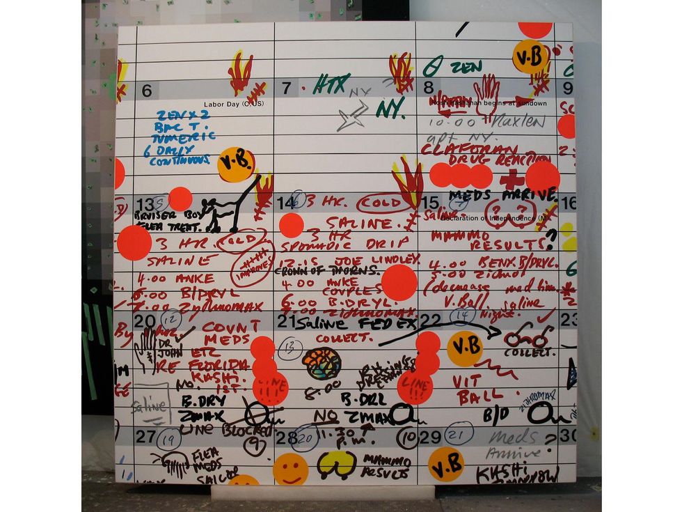 Artist of the Year 2013, Rachel Hecker, note board, calendar