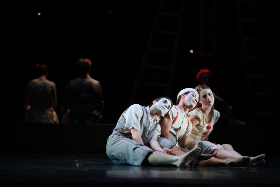 Artists of Houston Ballet in Christopher Bruce\u2019s Hush.