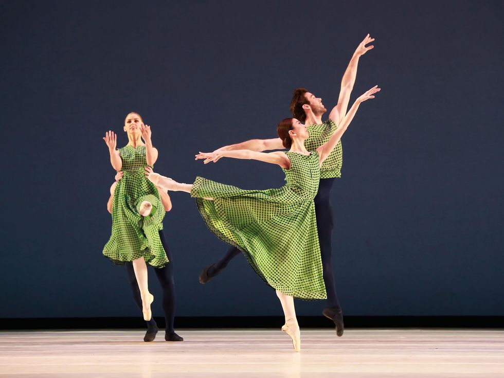 Artists of Houston Ballet in production of The Letter V