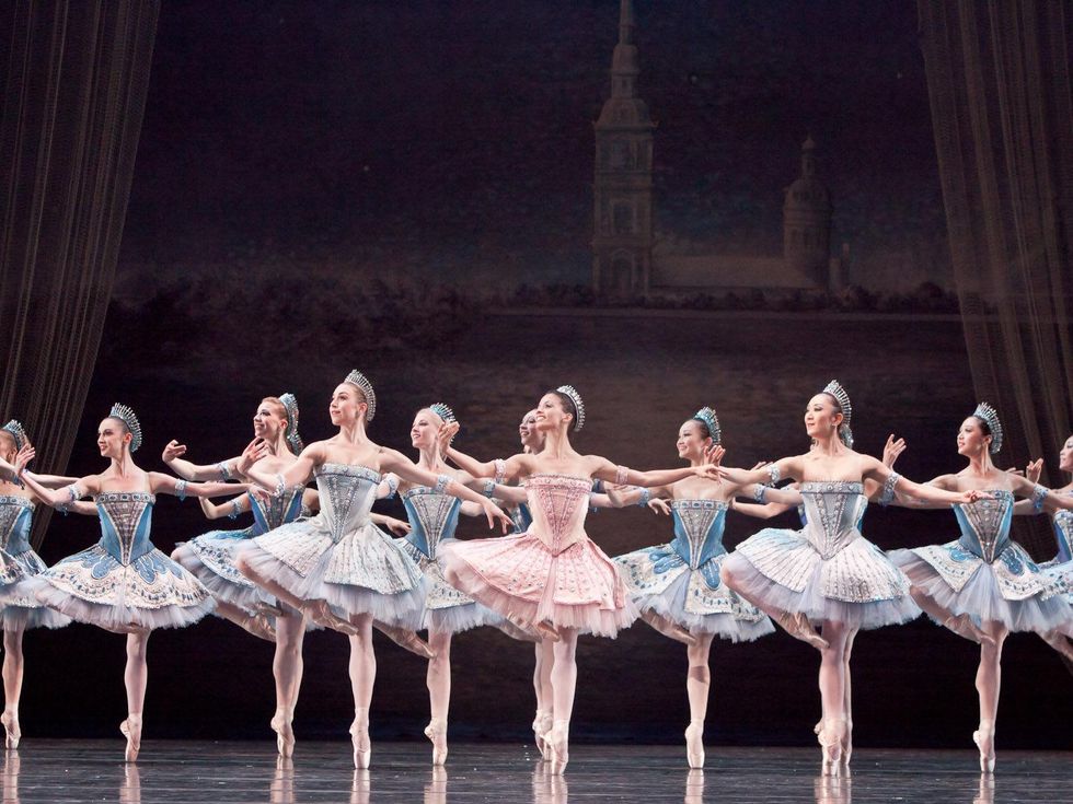 Artists of the Houston Ballet in Balanchine's Ballet Imperial May 2013