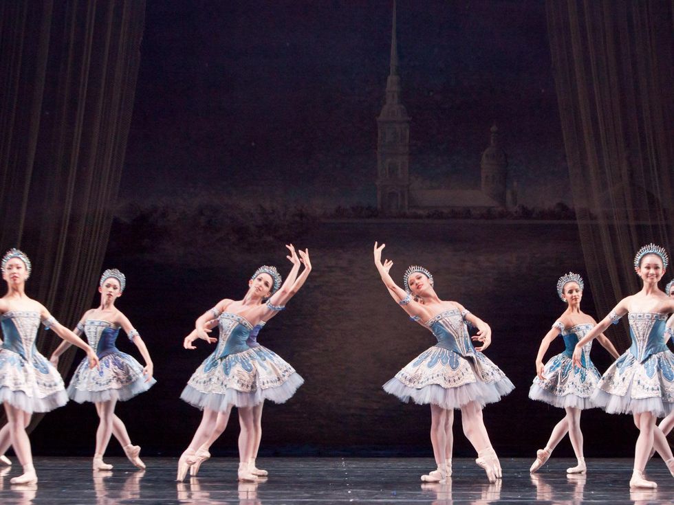 Artists of the Houston Ballet in Balanchine's Ballet Imperial May 2013
