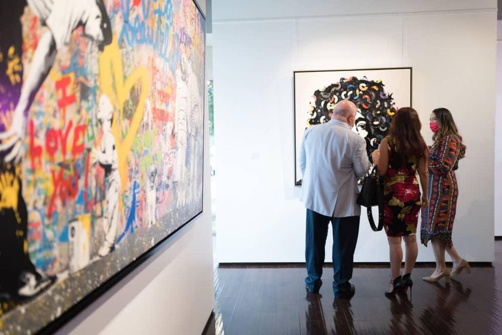 Arts, Hearts, Cars Art of the World Gallery Mr Brainwash Brett Dupre, Sara Perry, Rebecca Rios