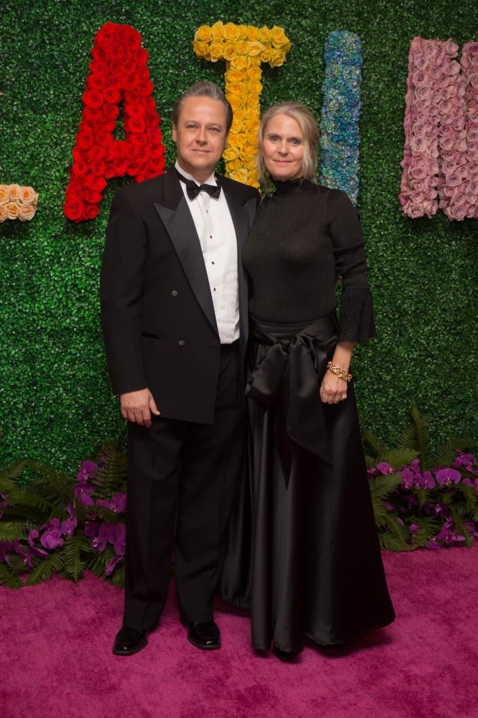 Arturo Barragan, Anne Barragan at Latin American Gala