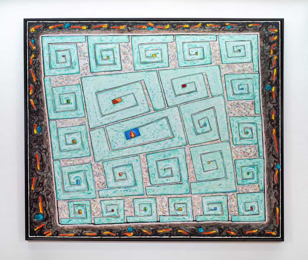 Artwork titled Open this Wall by Dianiel Rios