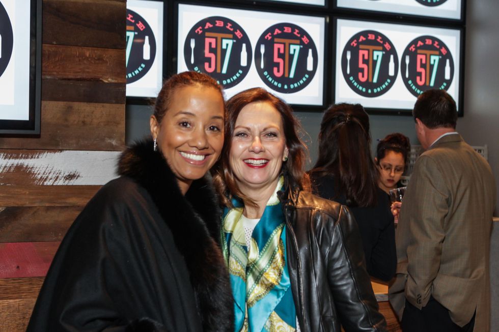 Arvia Few, left, and Cindy Petratis at the H-E-B San Felipe and Table 57 Social February 2015