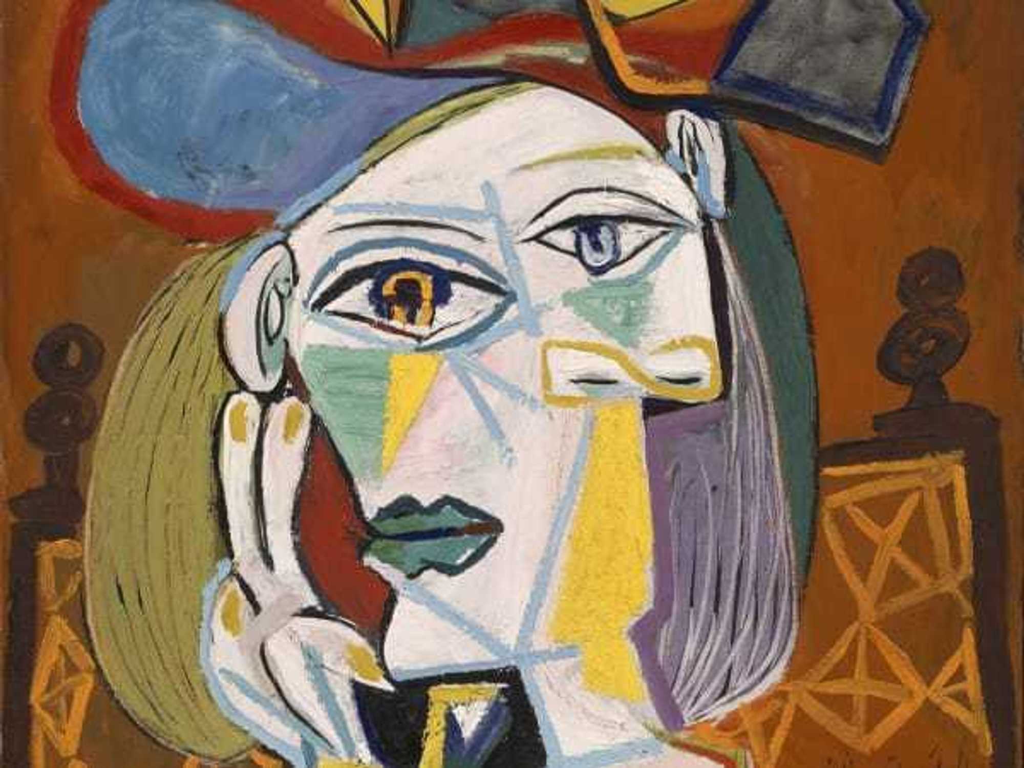 as Pablo Picasso, Woman in a Multicolored Hat, part of the MFAH's upcoming Picasso–Klee–Matisse: Masterpieces from the Museum Berggruen exhibit, opening May 20
