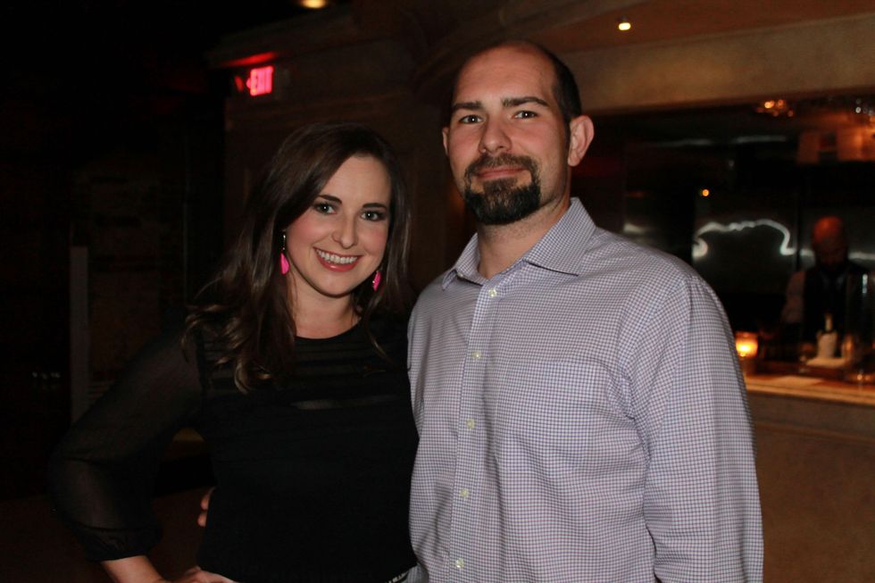 Ashley Brooks and Adam Krustchinsky at the Friends of St. Jude Spring Happy Hour March 2015