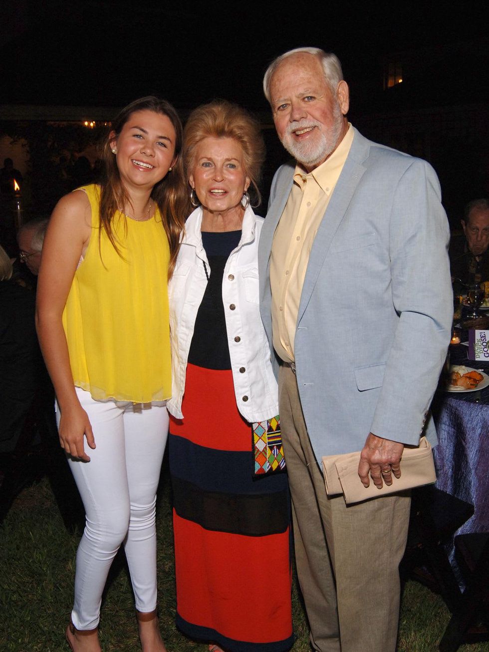 Ashley Murchison, from left, with Christy and John Murchison at the Katy Prairie Conservancy fundraiser May 2014