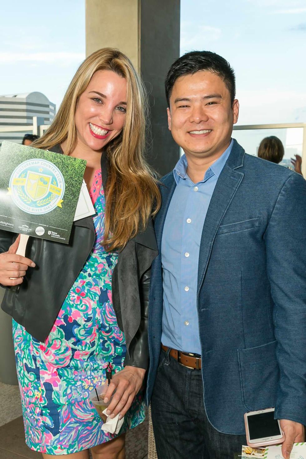 Ashley Silver, Pablo N at CultureMap Country Club Social