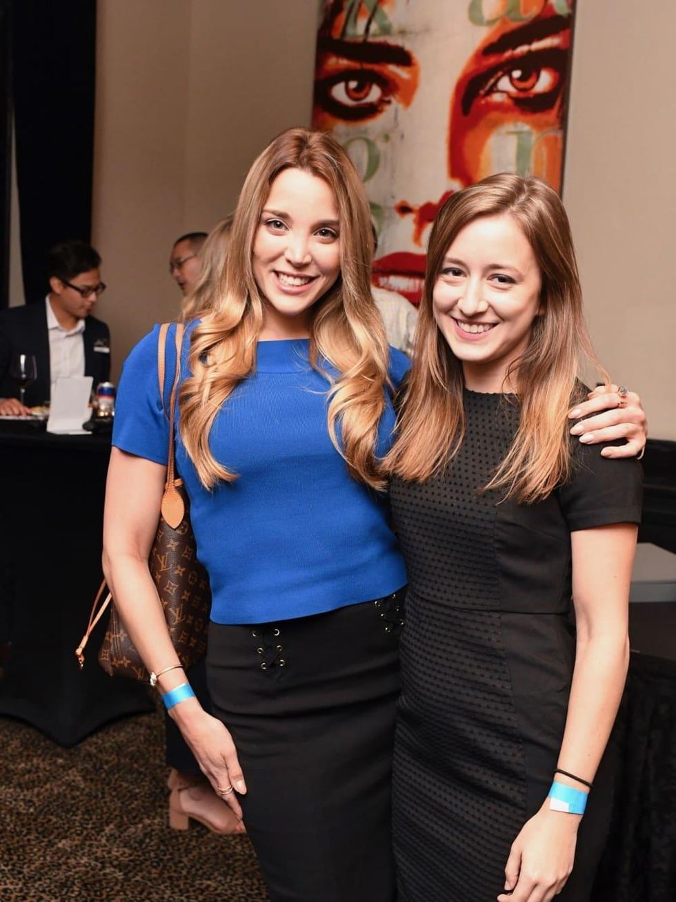 Ashley Silver, Rachel Warner at YHHCC Fall Mixer