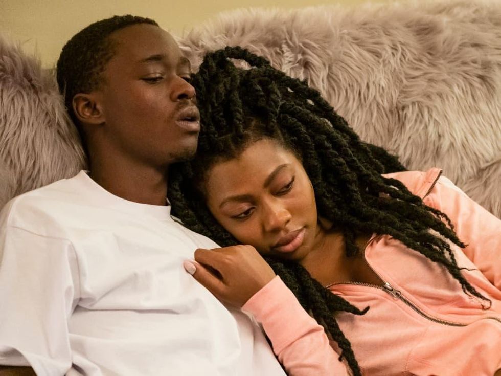 Ashton Sanders and Shakira Ja'nai Paye in All Day and a Night