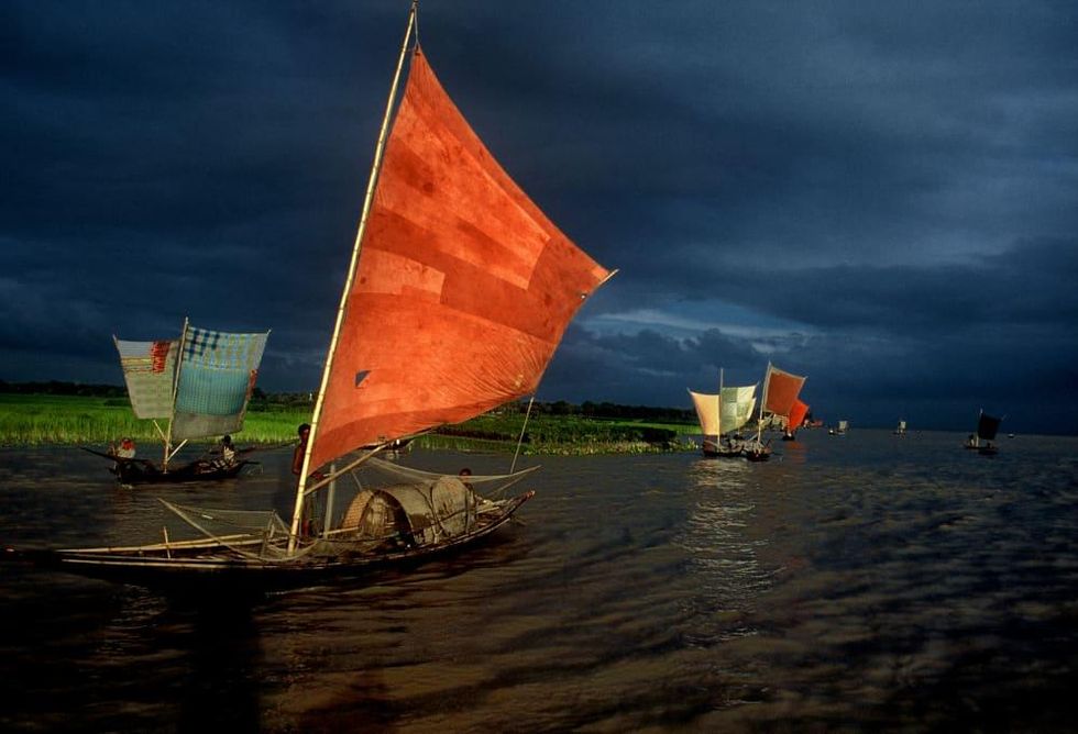 Asia Society: Shahidul Alam, Sailboat Fishing for Ilish