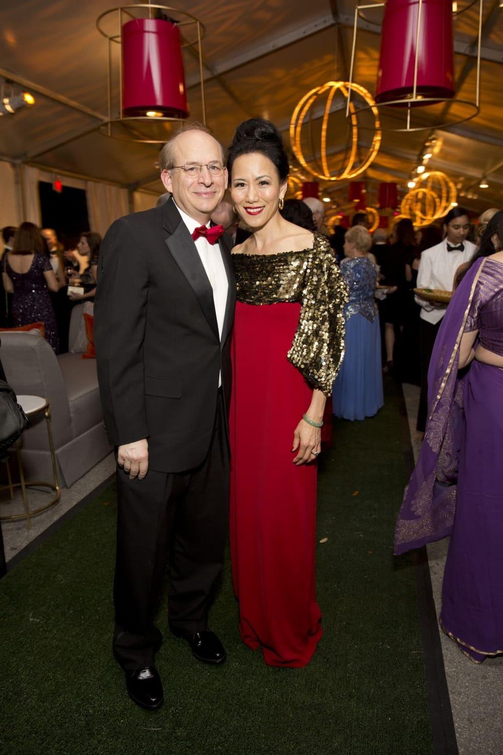 Asia Society Tiger Ball, March 2016, David Leebron, Y. Ping Sun
