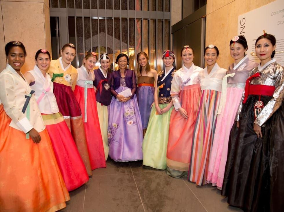 Asia Society Tiger Ball, March 2016, Korean Gowns