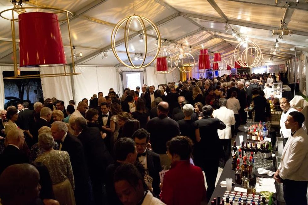 Asia Society Tiger Ball, March 2016, party tent