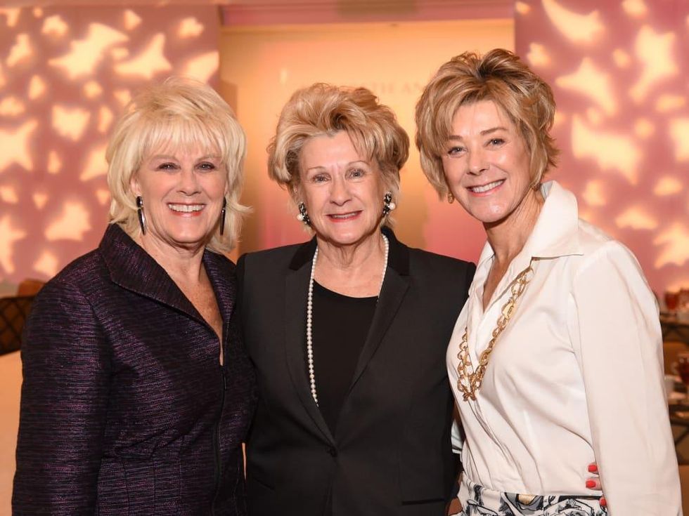 Assistance League Luncheon 2015 Liz Jameson, Ann Berry, Leila Gilbert