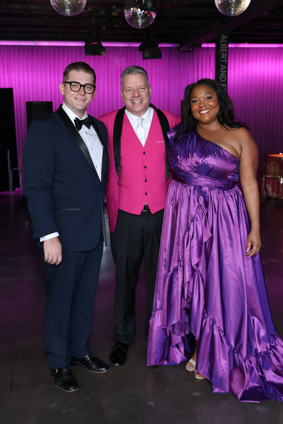 Associate Artistic Director Mitchell Greco, Kenn McLaughlin, and Associate Artistic Director Eboni Bell Darcy