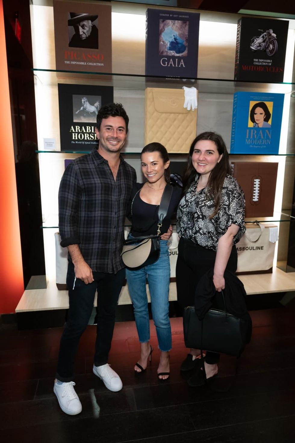Assouline opening Ari Borod, Rachel Boyd, Giselle Perin