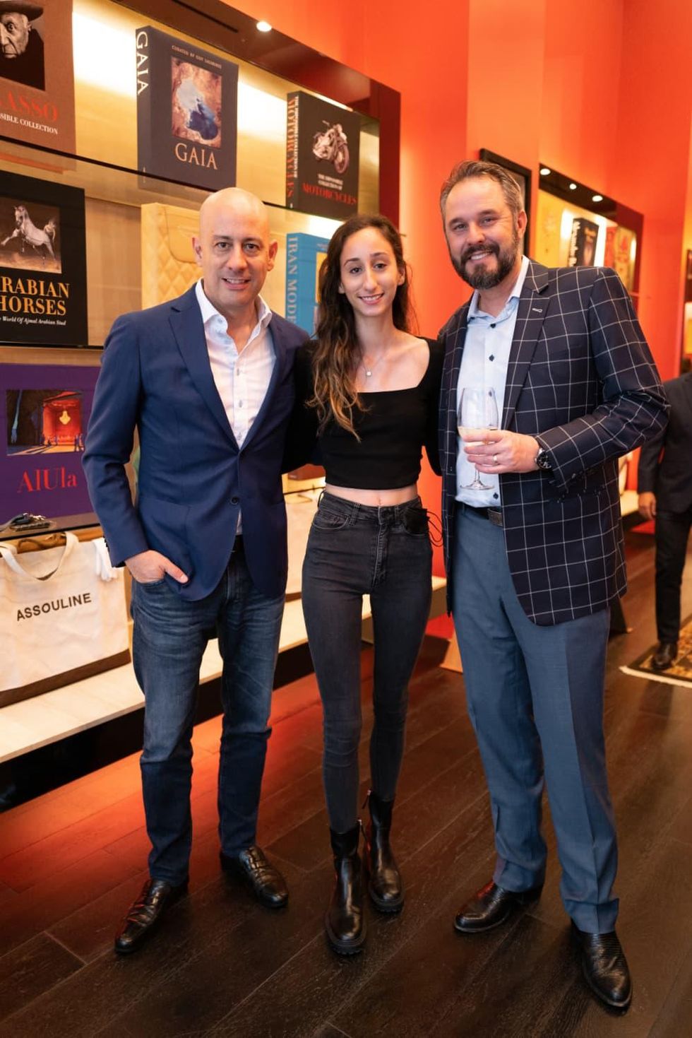 Assouline opening Eric Villasen\u0303or, Anika Villasen\u0303or, Mark Raines