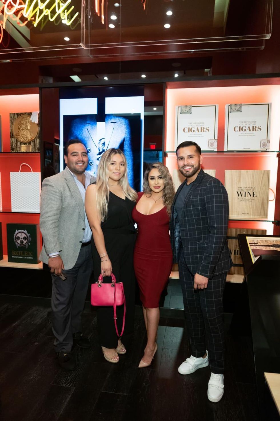 Assouline opening Jose Rico, Monica Mendoza, Tiffany Bocanegra, Omar Contreras