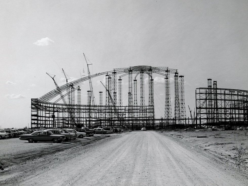 Astrodome, construction, no date