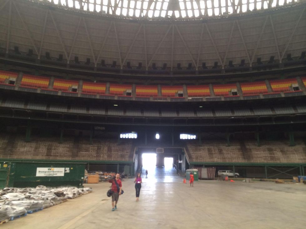 Astrodome interior August 2014