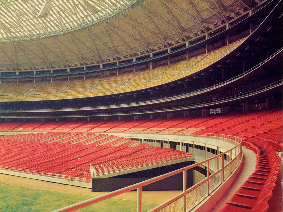 Never forget that the Astrodome's groundbreaking ceremony was DONE WITH  GUNS 