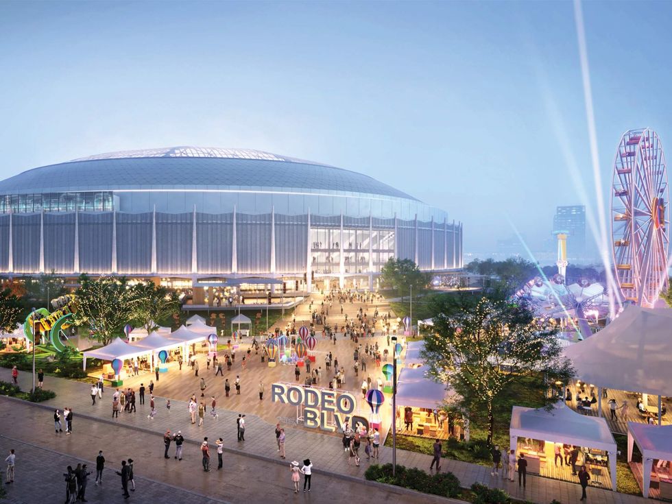 Astrodome renovation rendering