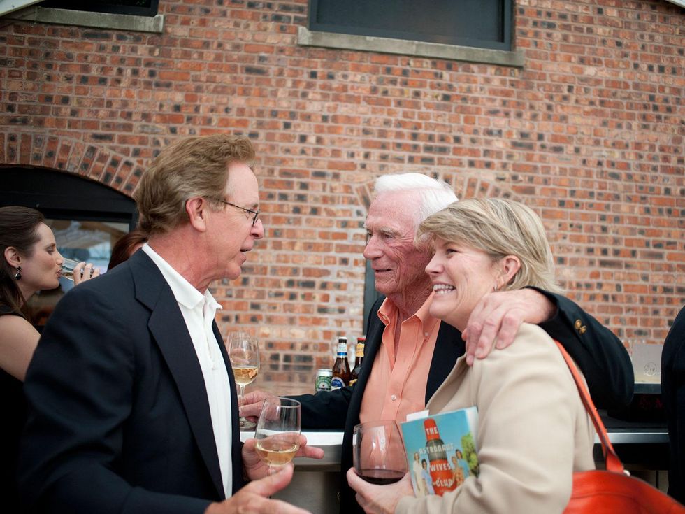 Astronaut Wives Club launch event June 2013 Bob Lowman, Gene Cernan, Maya Houston