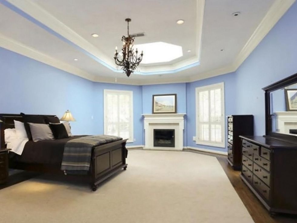 Astros $100 million man Carlos Lee sells Sugar Land mansion November 2014 blue bedroom