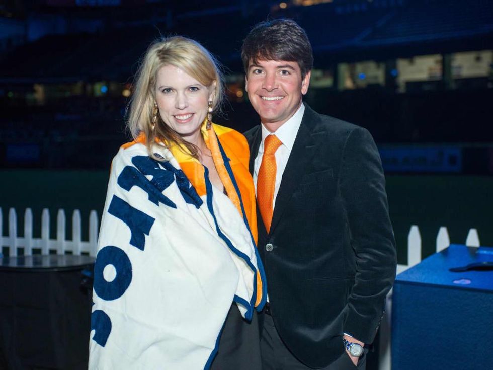 Astros Diamond Gala, Jan. 2016, Courtney Toomey, Bill Toomey