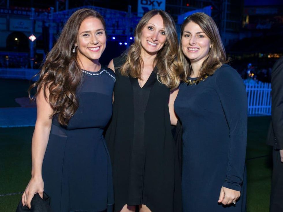 Astros Diamond Gala, Jan. 2016, Krystal Crane Thompson, Jodi Rubenstein, Maryann Hicks