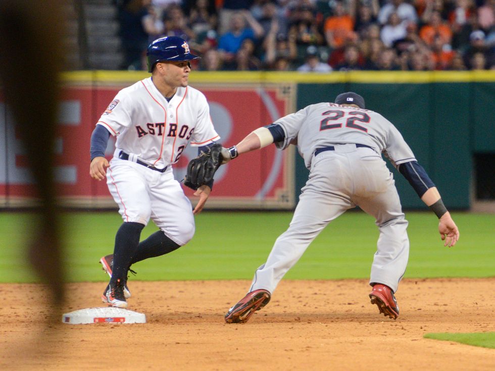Astros Jose Altuve base