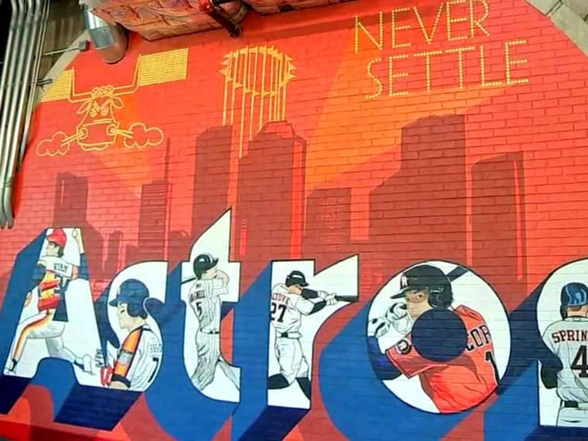 Astros mural Donkeeboy Minute Maid Park