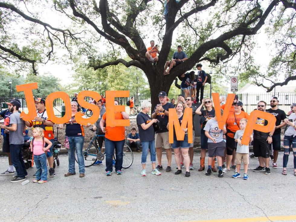 1 million reasons to love the Astros: Orange crush stirs up wild, wonderful  celebration at epic World Series parade - CultureMap Houston