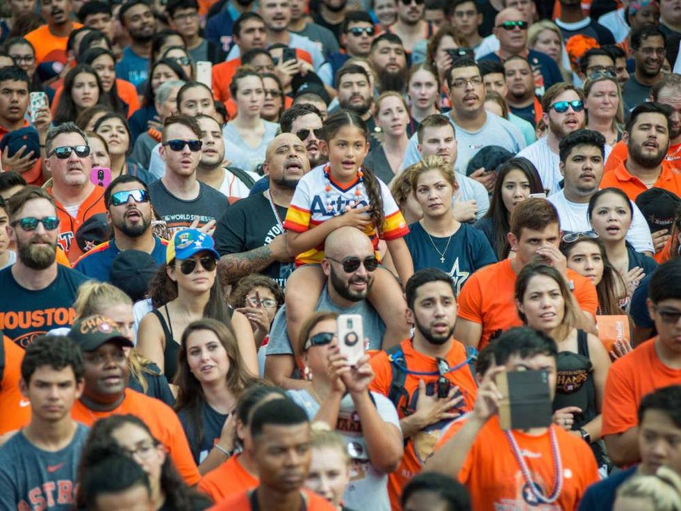 1 million reasons to love the Astros: Orange crush stirs up wild, wonderful  celebration at epic World Series parade - CultureMap Houston