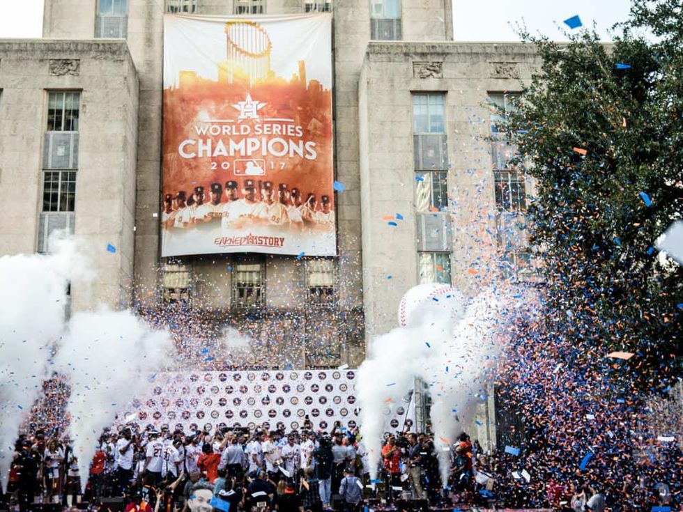 Orange October returns. Congrats, @astros 🧡