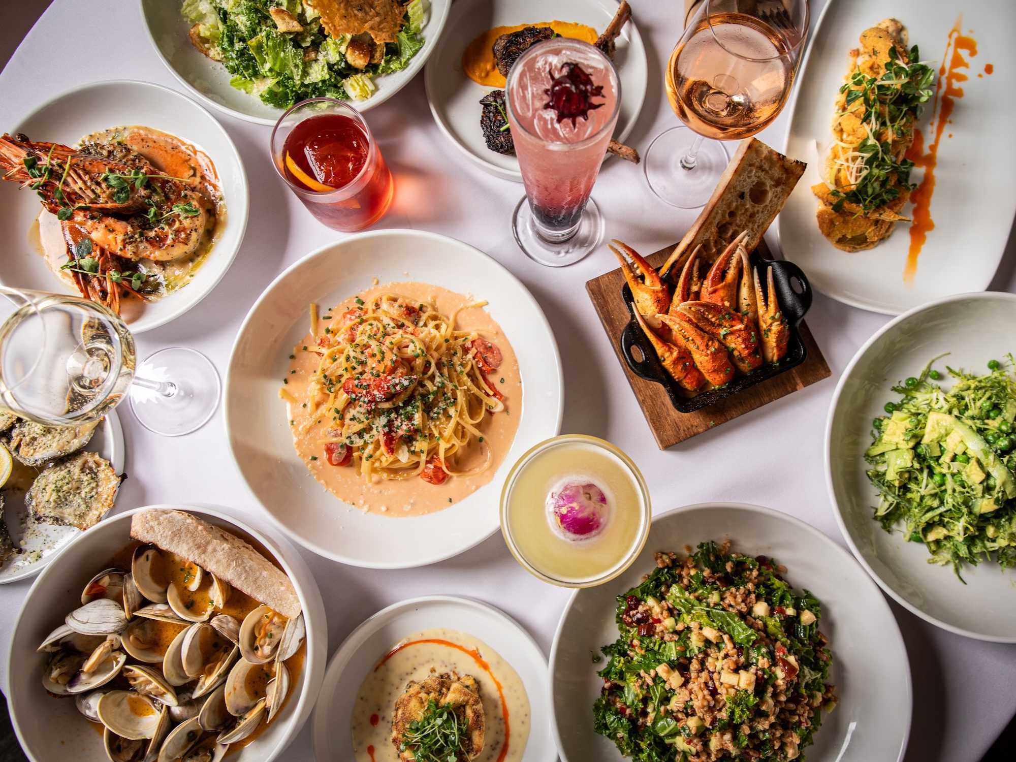 Atlantic Ocean food spread