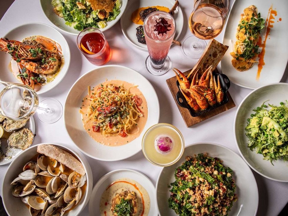 Atlantic Ocean food spread