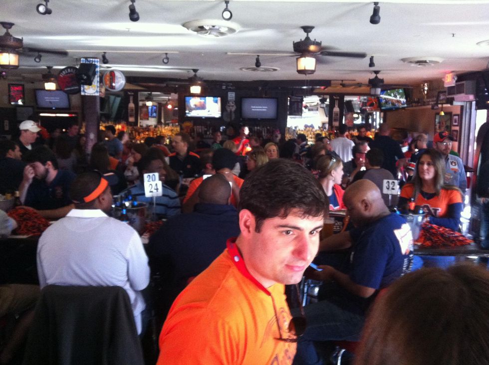 Auburn fans at watch party Nov 2013