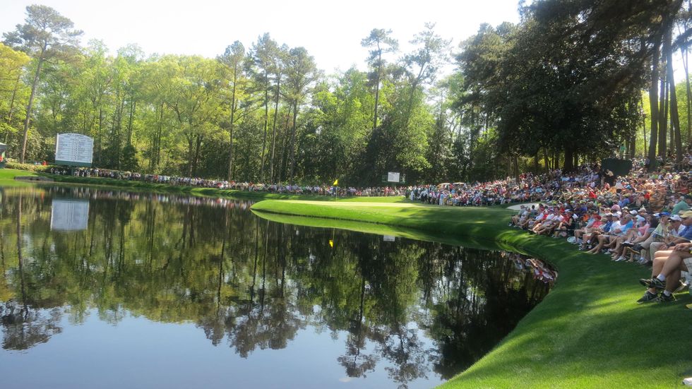 Augusta National Golf Course during Masters tournament Aprill 2013