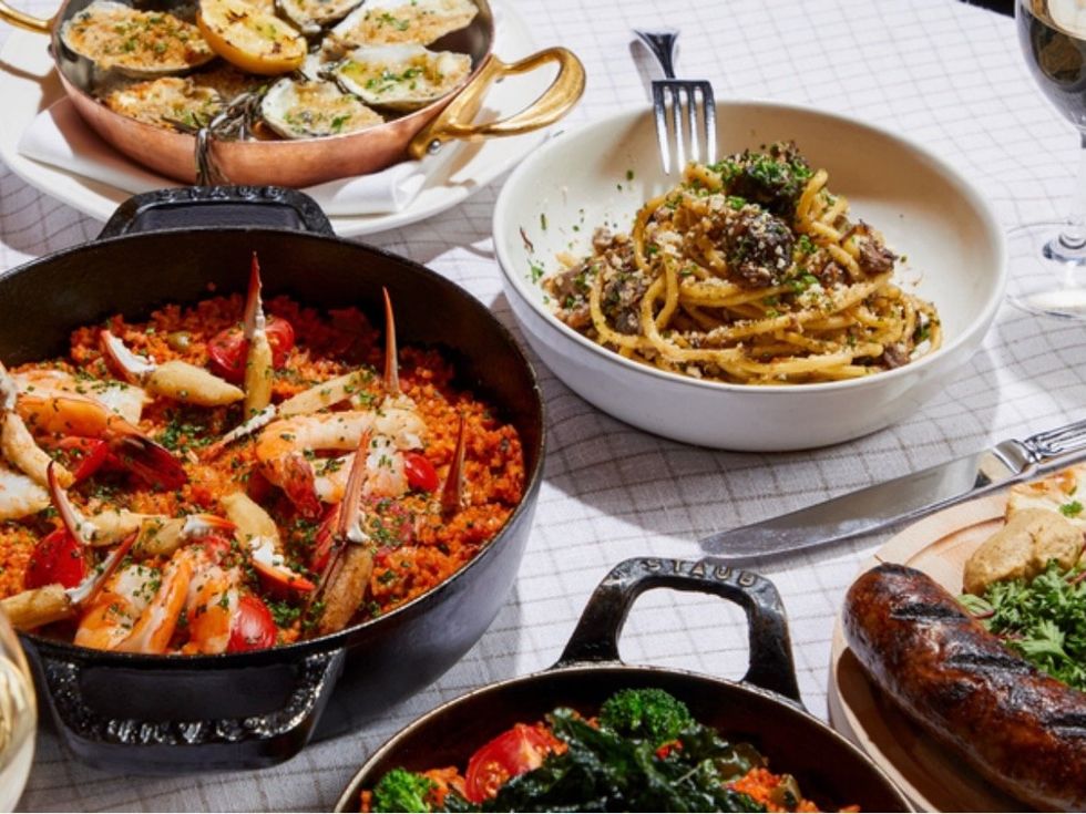 Augustine's food spread