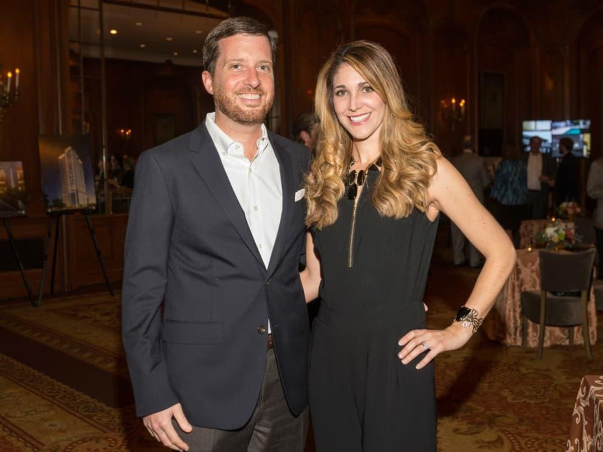 Austin and Brooke Drake at La Colombe d’Or. - CultureMap Houston