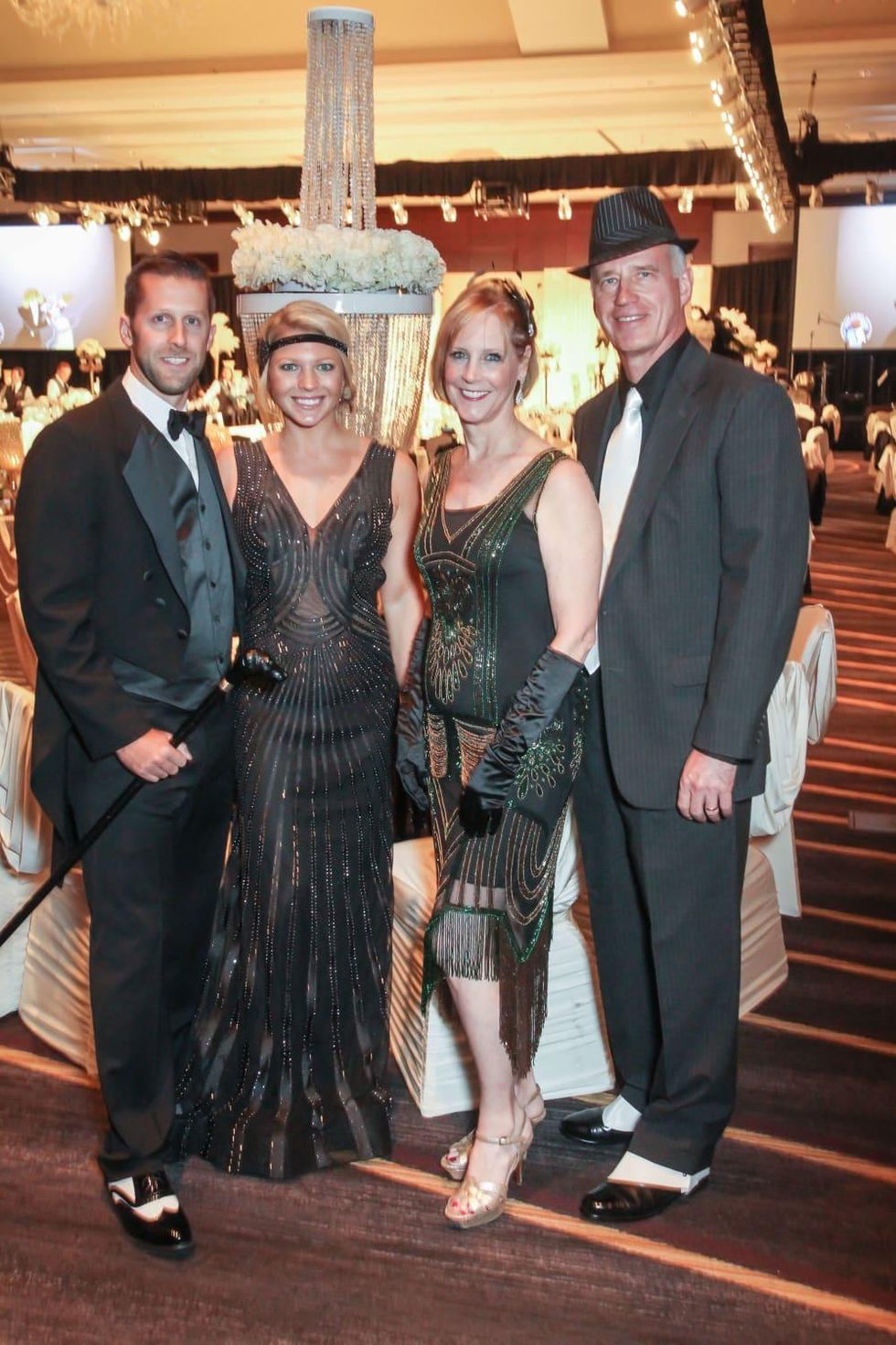Austin and Marian Cornelius, Patricia and Sig Cornelius at CAP GALA