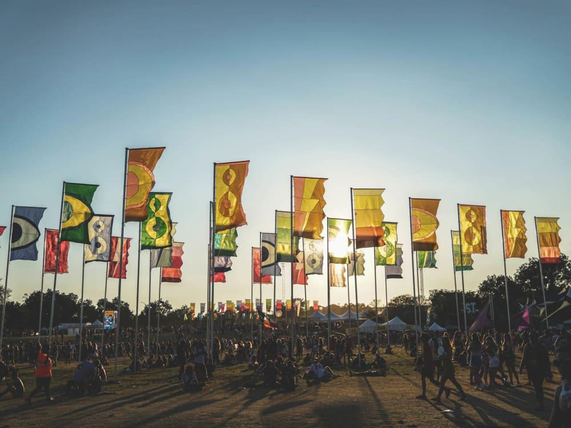 Austin City Limits Festival ACL Fest 2017 Weekend Two Flags